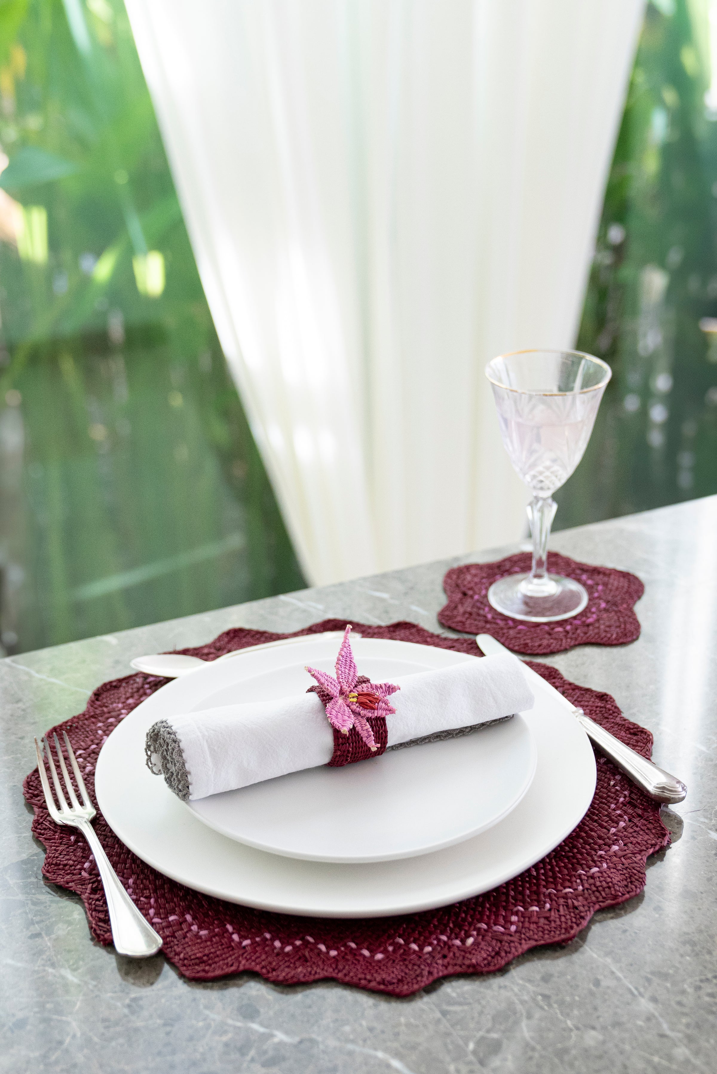 Table Home - Pink Orchid Set