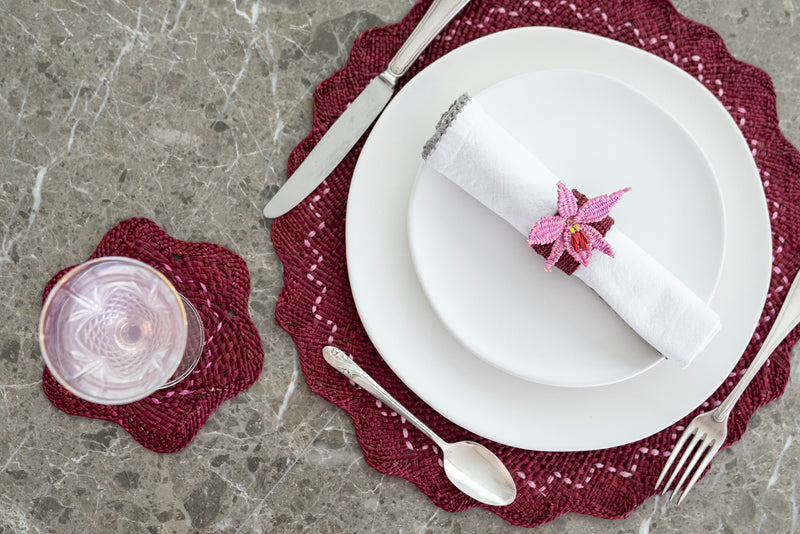 Table Home - Pink Orchid Set